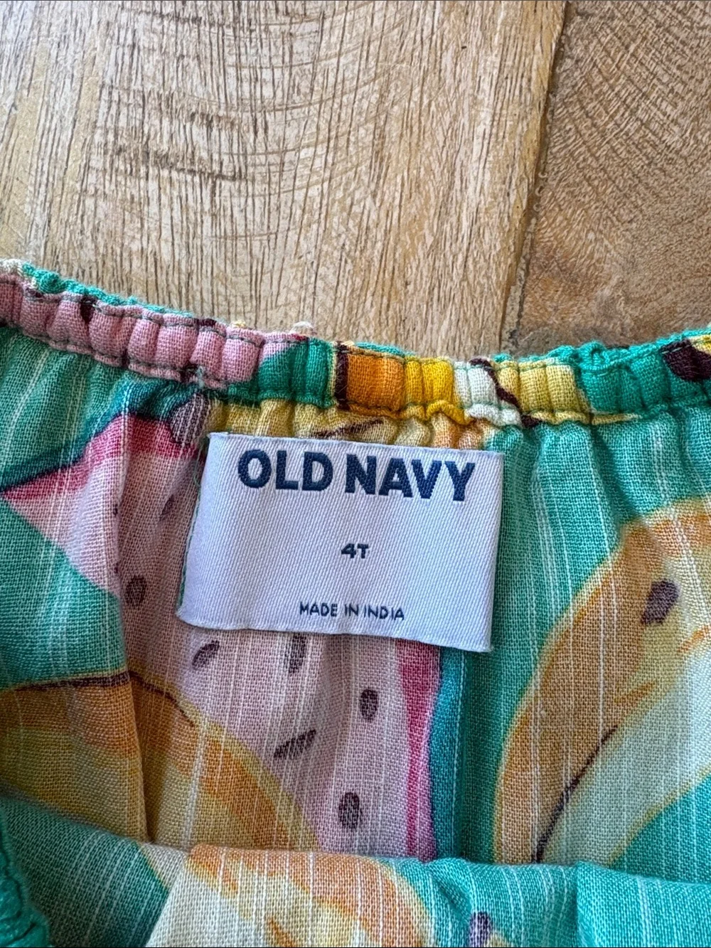 Old Navy Girls Banana Print Romper 4t